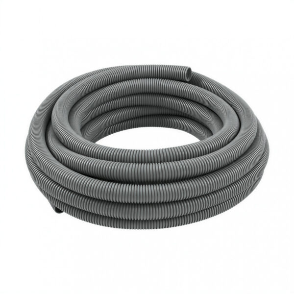 32629 caño corrugado semipesado 2″ gris – termoplástico autoextinguible