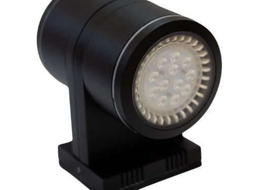 Aplique Doble Proyección - 1 Luz - Negro - AR111