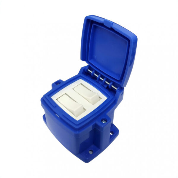 32867 caja capsulada exterior 2 puntos ip55 con protección uv