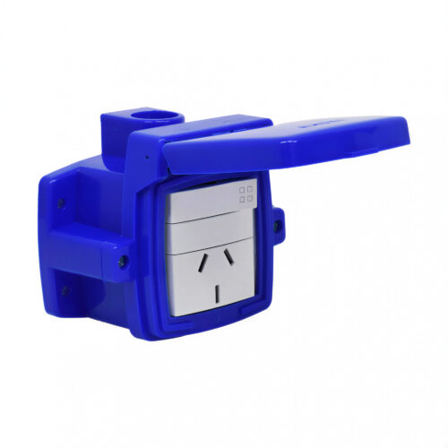 32875 caja capsulada exterior 1 punto y toma ip55 exultt