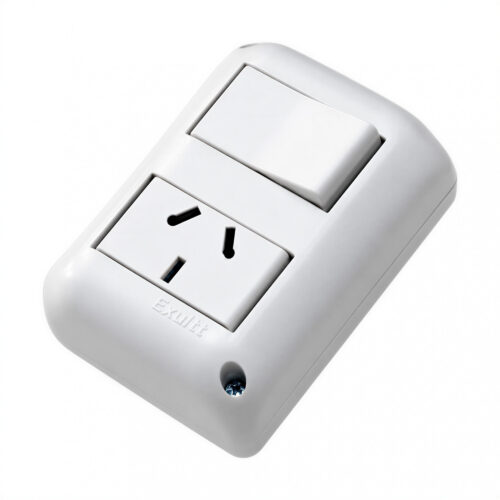 32875 caja capsulada exterior 1 punto y toma ip55 exultt