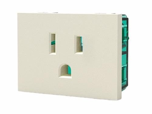 TOMA AMERICANO 15A BLANCO