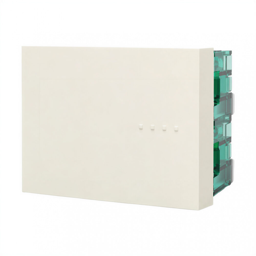 33529 módulo interruptor bauhaus 4 vías – tecla doble – blanco