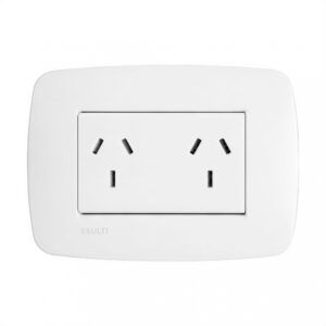 Home 33730 tomacorriente doble 10a duna blanco – línea exultt