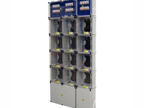 GABINETE 4 MEDIDORES TRIFASICO CON MEDICIONES COLECTIVAS