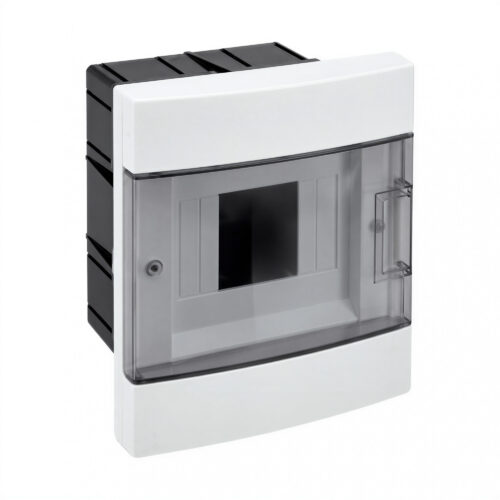 34417 caja para embutir 2 a 4 módulos con puerta ip40 pvc