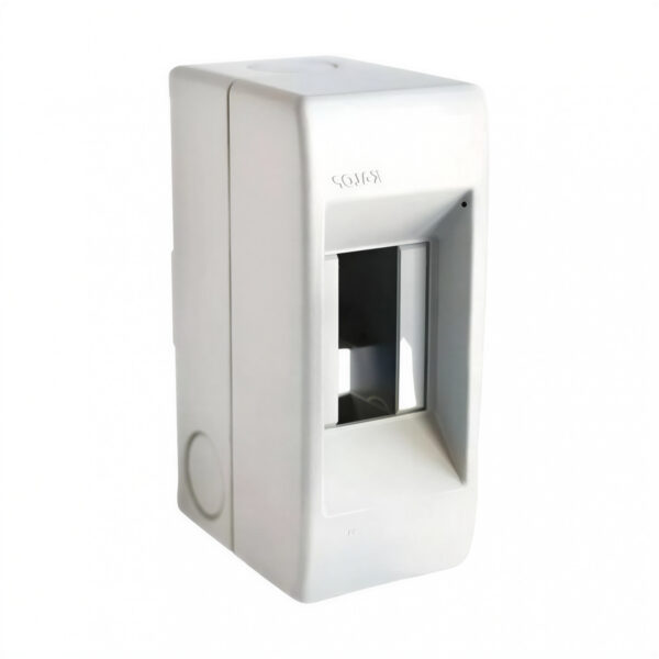 34425 caja modular plástica 1 a 2 módulos sin puerta exterior