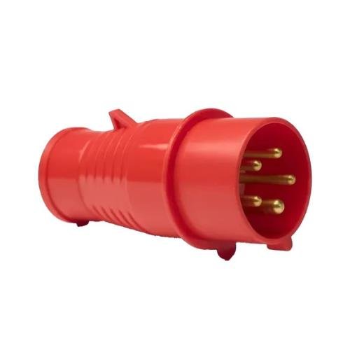 Ficha Macho 16 A - 3 Polos + Tierra 380 V