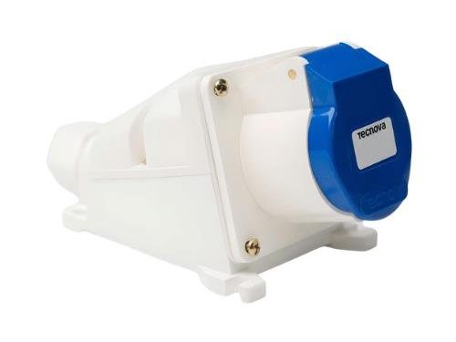 Base Fija 90° 16 A - 2 Polos + Tierra 220v