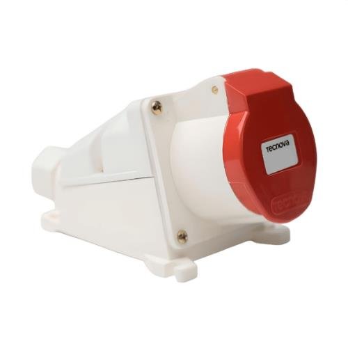 Base Fija 90° 16 A - 3 Polos + Tierra 380v