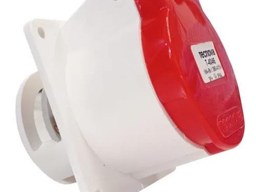 TOMA PARA EMBUTIR HEMBRA IP44 16A 3 POLOS + TIERRA 380V