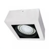 plafon 2 luces dicro 50w vacio color blanco