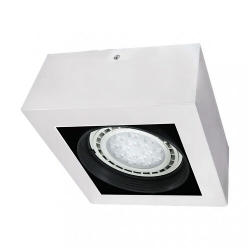 plafon 2 luces dicro 50w vacio color blanco