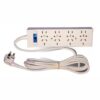 PROLONGADOR 4 TOMAS MULTIPLES POR 3MTS BLANCO