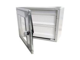 GABINETE AGP 42X42 TAPA OPACA 38DIN 2X19