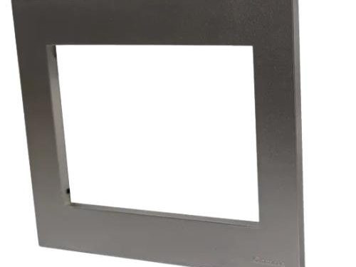 36334.jpg Tapa y Distanciador Bauhaus - 8 Módulos - Aluminizado