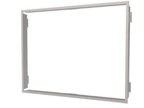 Ribete de Terminación para Tapas Bauhaus - 8 Módulos - Aluminio