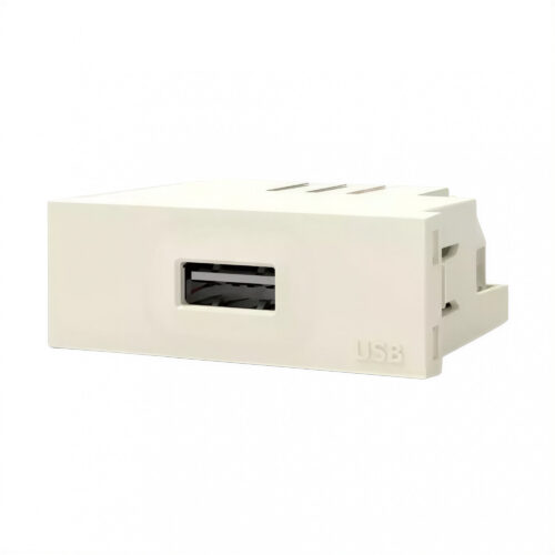 36785 modulo cargador usb 2.5a blanco