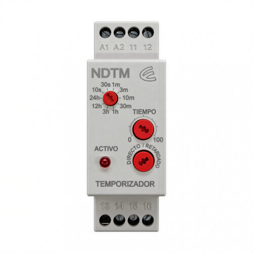 37216 temporizador multiescala 24v:220v para tablero – ndtm 37216 temporizador multiescala 24v:220v para tablero – ndtm