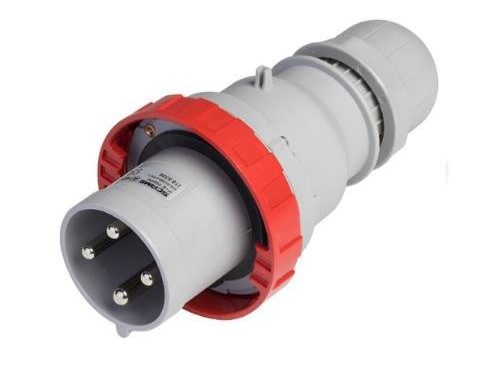 Ficha Macho 63 A - 3 Polos + Tierra 380V