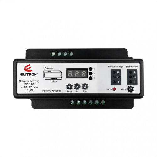 37410 selector canalizador automático de fase 30a riel din
