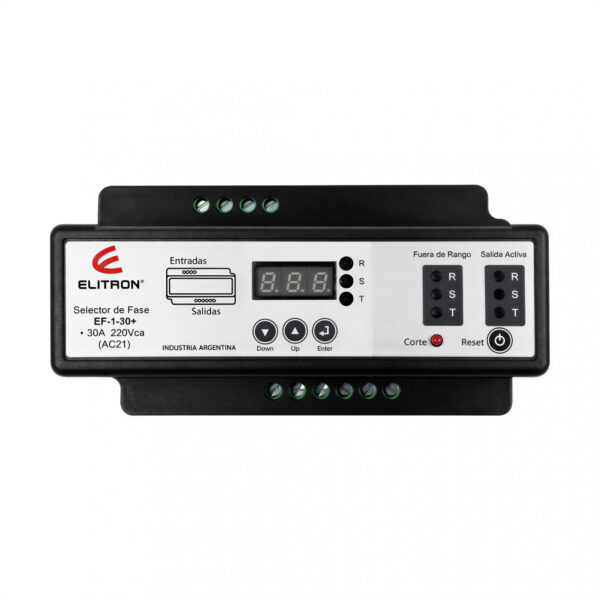 37410 selector canalizador automático de fase 30a riel din