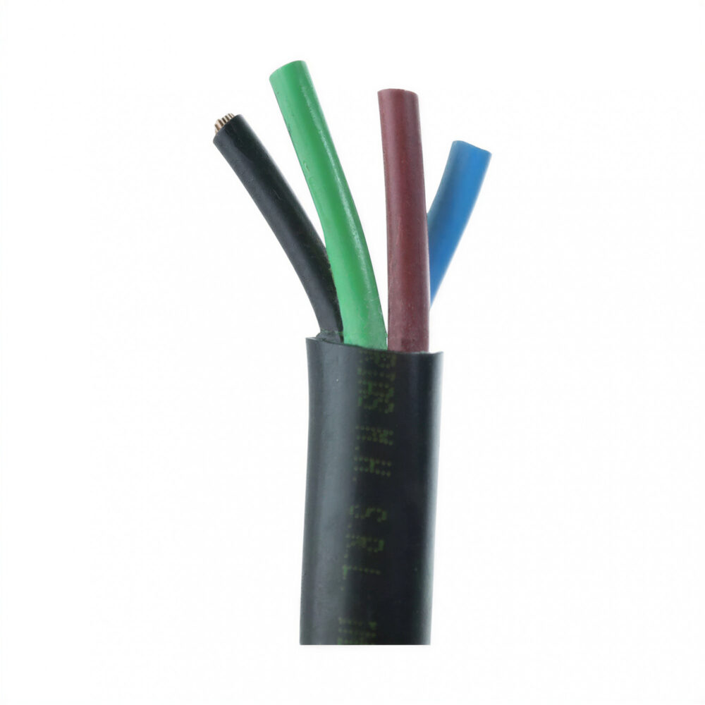 cable de cobre vaina redonda 3 x 1 mm por metro