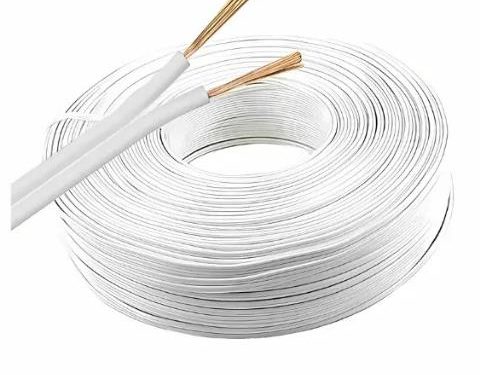 Cable de Cobre Paralelo 2 x 1 mm - Blanco - Por Metro