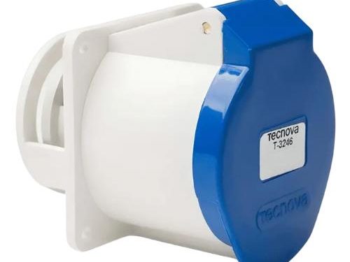 TOMA HEMBRA PARA EMBUTIR .IP44 32A 2 POLOS + TIERRA 220V