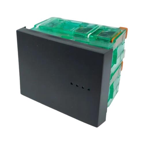 Módulo Interruptor Bauhaus 4 Vías - Tecla Doble - Gris