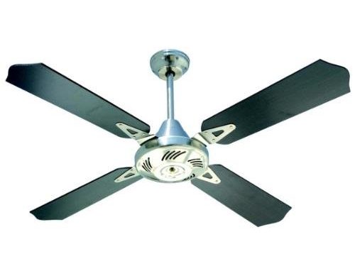 VENTILADOR 4 PALAS MADERA NEGRO LAQUEADO 240 D19