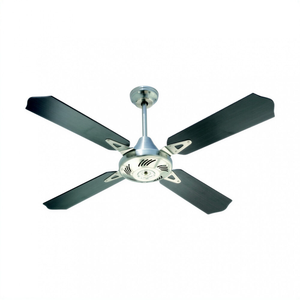 ventilador blanco 4 palas madera blanco laqueado 240