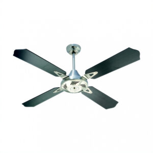 ventilador blanco 4 palas madera blanco laqueado 240