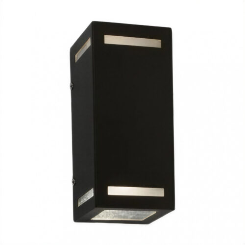 aplique 1993 bidireccional 2 luces negro