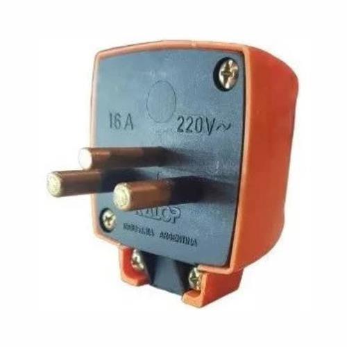 604.jpg Ficha Industrial Conector 2 x 16 A con Tierra
