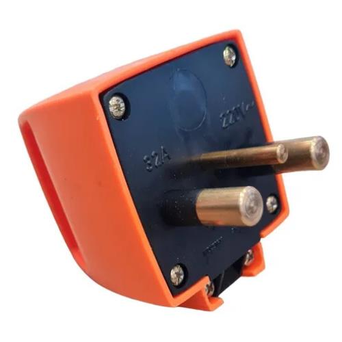 Ficha Industrial Conector 2 x 32 A con Tierra