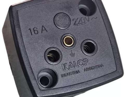 TOMA INDUSTRIAL CUADRADA 2X16A