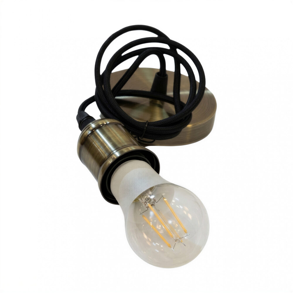 colgante industrial 1005 e27 aluminio
