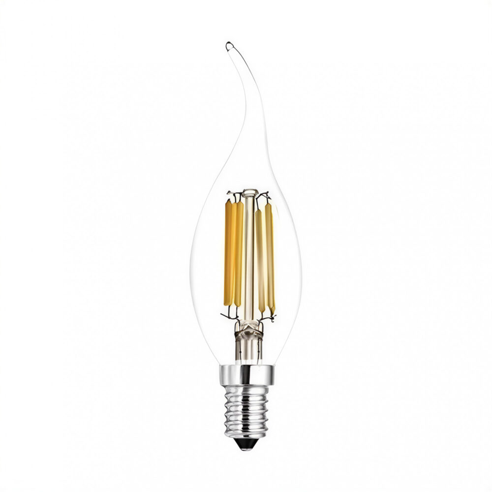 lampara led vela viento 4w 2700k e14 dimerizable