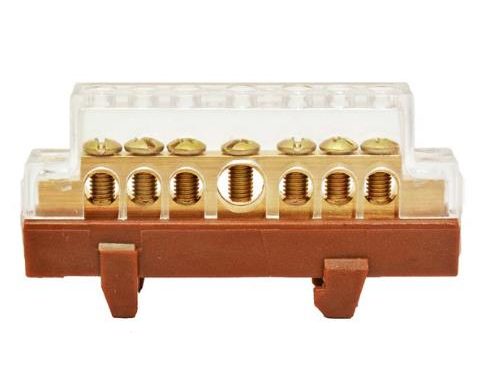 Barra Colectora para Puesta a Tierra 17125adm - Marrón