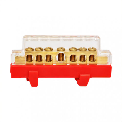 99580 barra colectora puesta a tierra 17125adr rojo 125a riel din