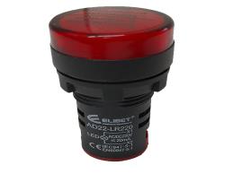INDICADOR LED ROJO 24V 9MM RIEL DIN
