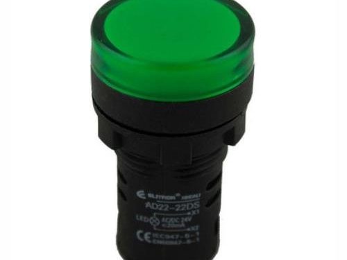INDICADOR LED VERDE 24V 9MM RIEL DIN