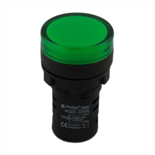 99975.jpg INDICADOR LED VERDE 24V 9MM RIEL DIN