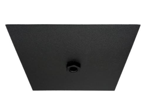 Base Cuadrada para 1 luz - Negro