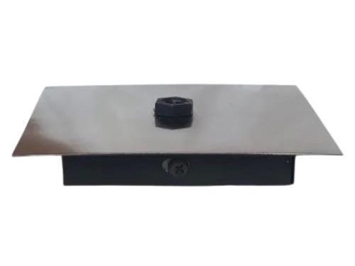 Base Cuadrada para 1 luz - Acero