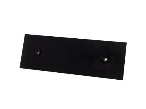Base rectangular para 2 Luces - Negro