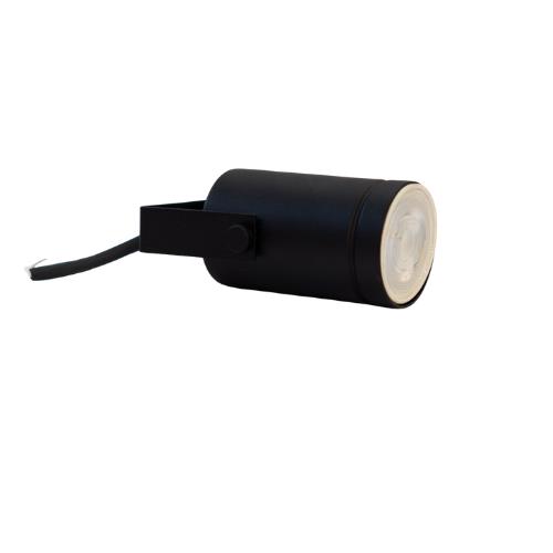 Cabezal Cilíndrico para Dicro Led GU10 - Negro