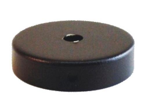Base Redonda para Floron - 1 Luz - Negro