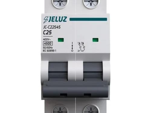 100935-INTERRUPTOR-TERMOMAGNETICO-DIN-2X25-AMP.-4.5KA-JELUZ INTERRUPTOR TERMOMAGNETICO DIN 2X25 AMP. 4.5KA JELUZ